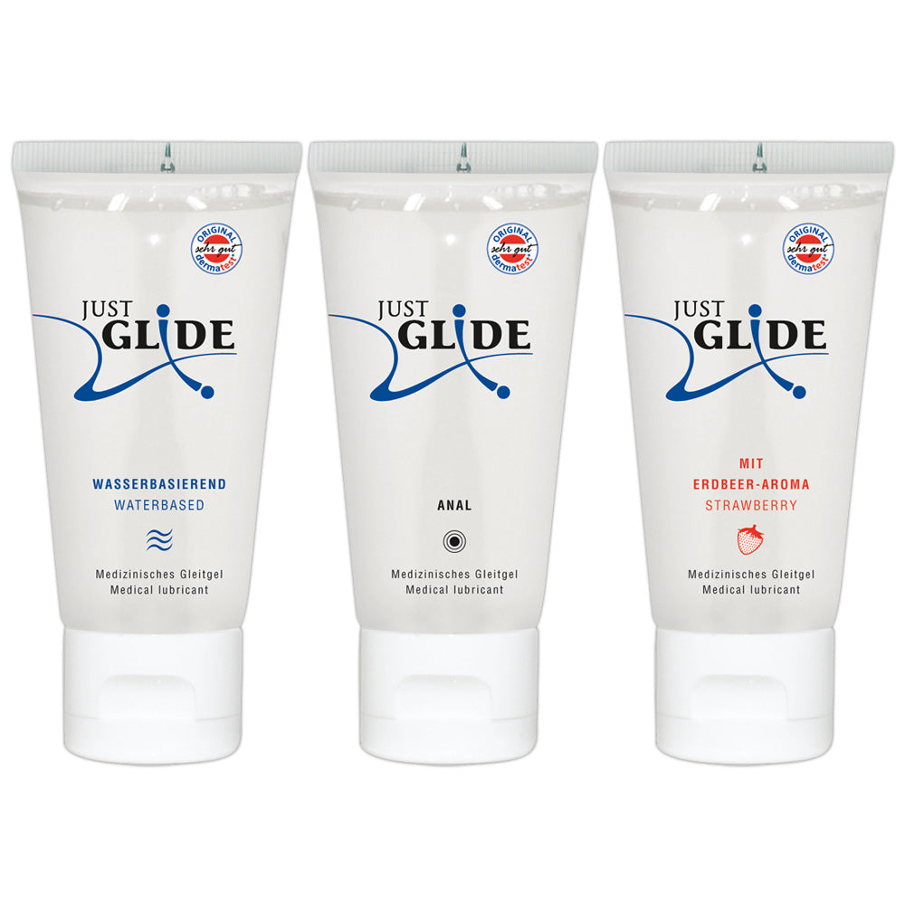 Just Glide Lubricante Base Agua 3x200ml - Pack Ahorro