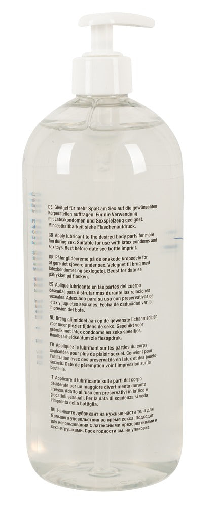 Just Glide Anal Lubricante Base Acuosa 1L - Fórmula Vegana