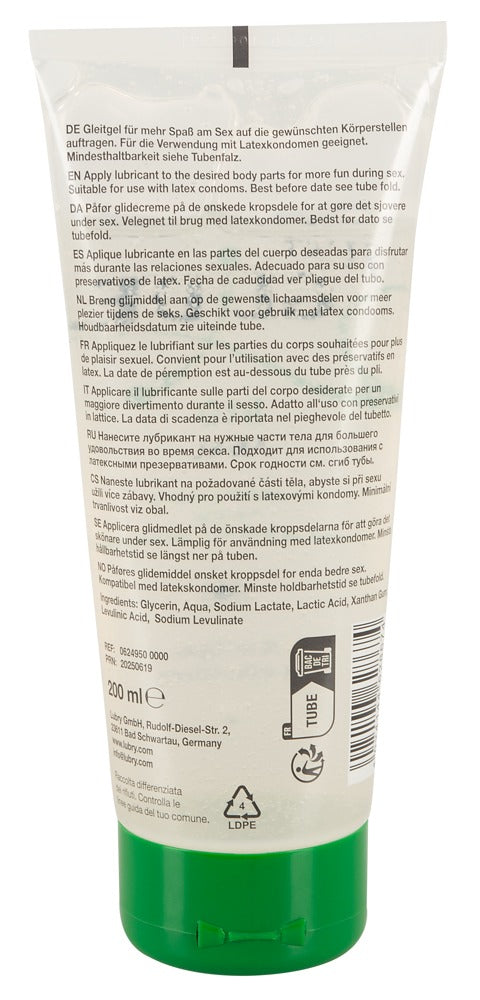 Just Glide Bio Anal 200 ml - Lubricante Orgánico a Base de Agua
