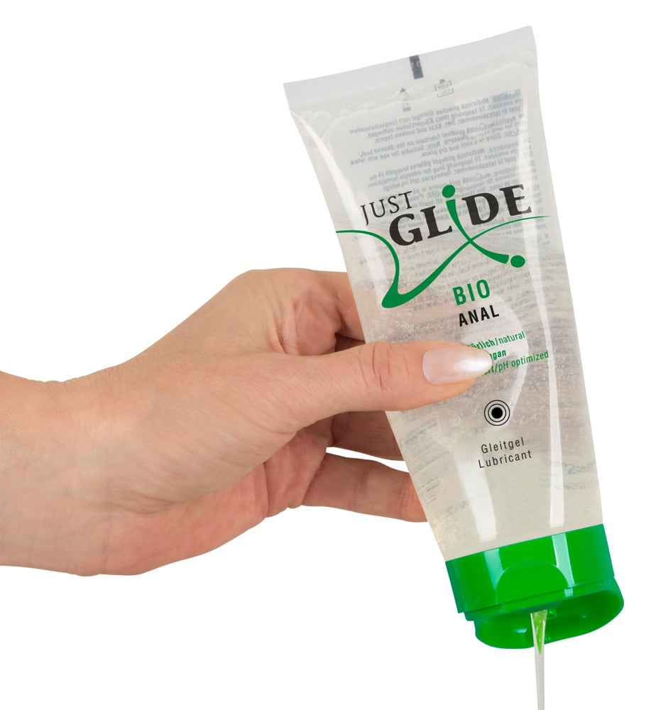 Just Glide Bio Anal 200 ml - Lubricante Orgánico a Base de Agua