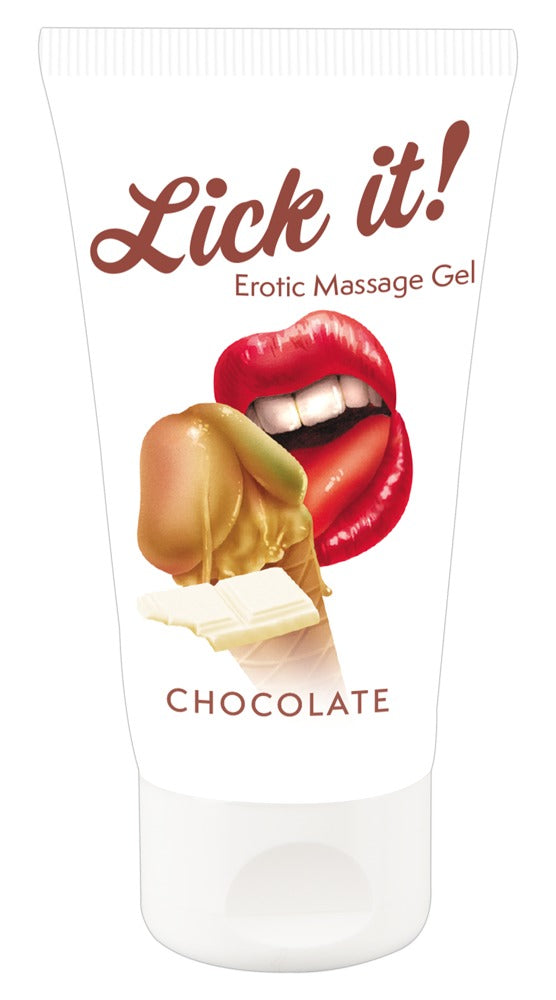 Lick it! Gel Masaje Chocolate 50 ml - Base Agua Vegano