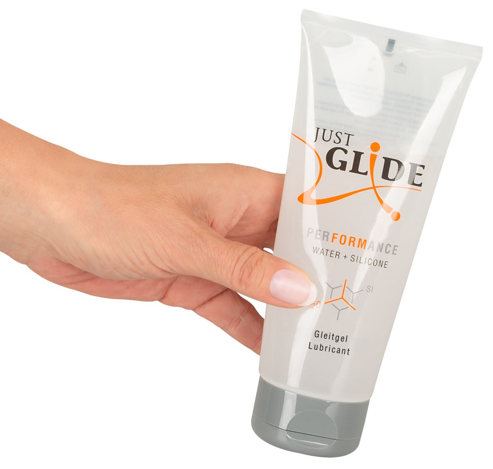Just Glide Performance Lubricante 200ml - Base Agua y Silicona