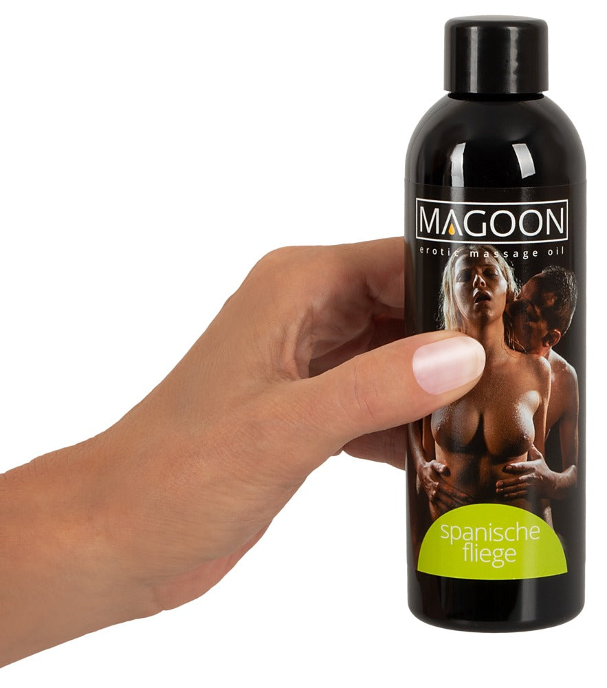 Span.Fly Mass.Oil 200 ml - Aceite de Masaje Nutritivo Magoon