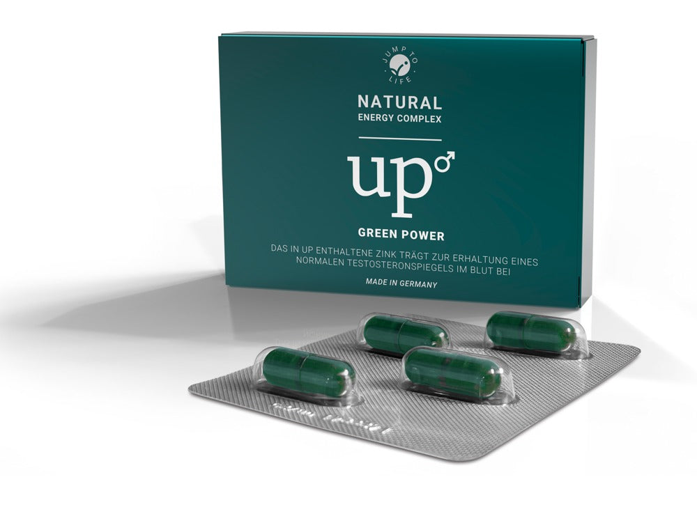 Up Green Power 4 Capsules - Suplemento Vitamínico Natural para Hombres