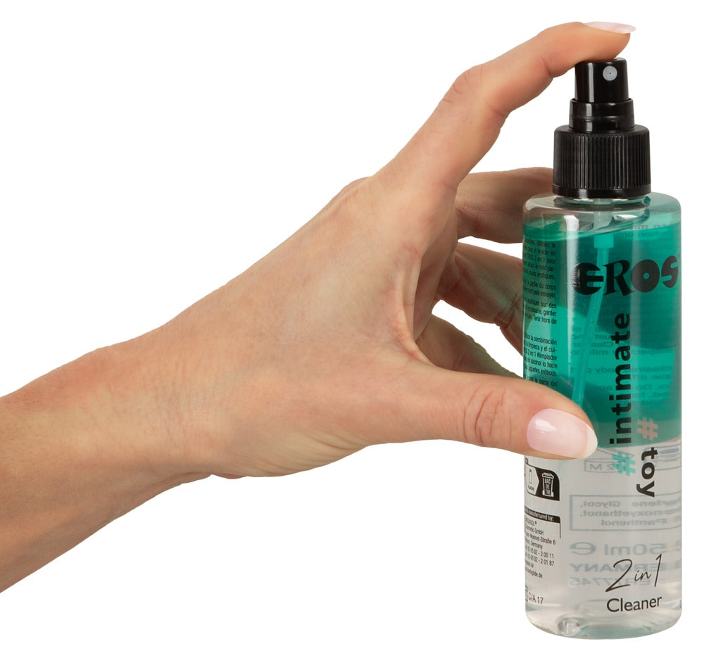 EROS 2in1 Limpiador Íntimo y de Juguetes 150ml - Spray sin Perfume