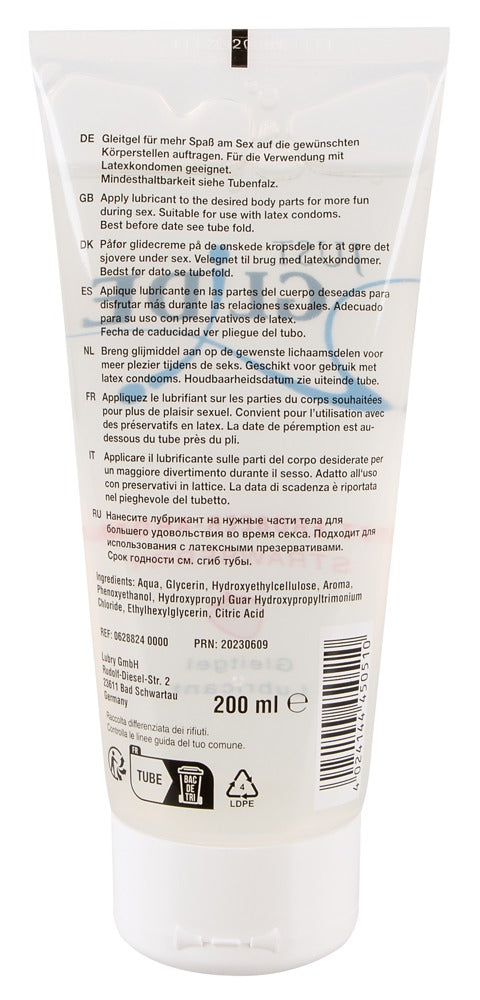 Just Glide Strawberry Lubricante Base Agua 200 ml