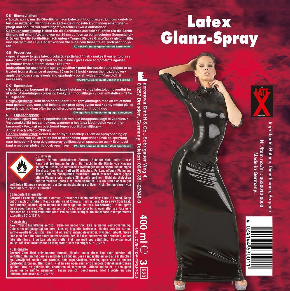 Latex Gloss Spray 400ml - Brillo y Protección