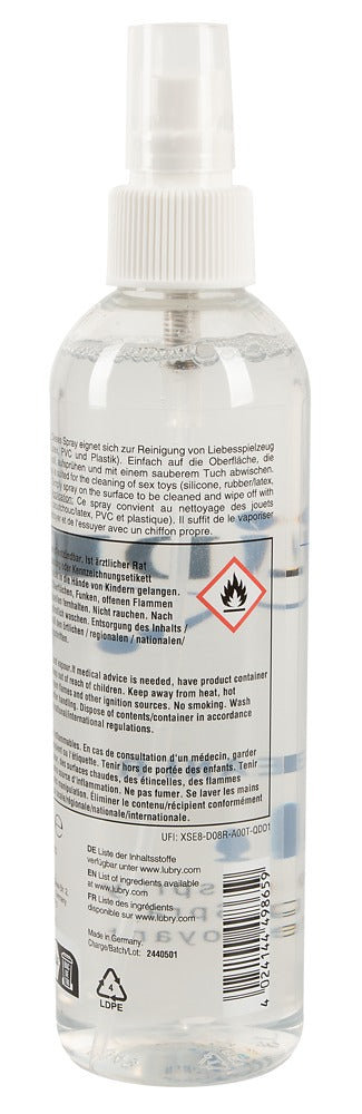 Just Glide Cleaner 250 ml - Limpiador Suave para Juguetes