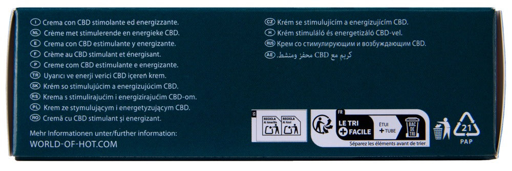 V-Activ Crema Masturbadora CBD 50ml - Hot