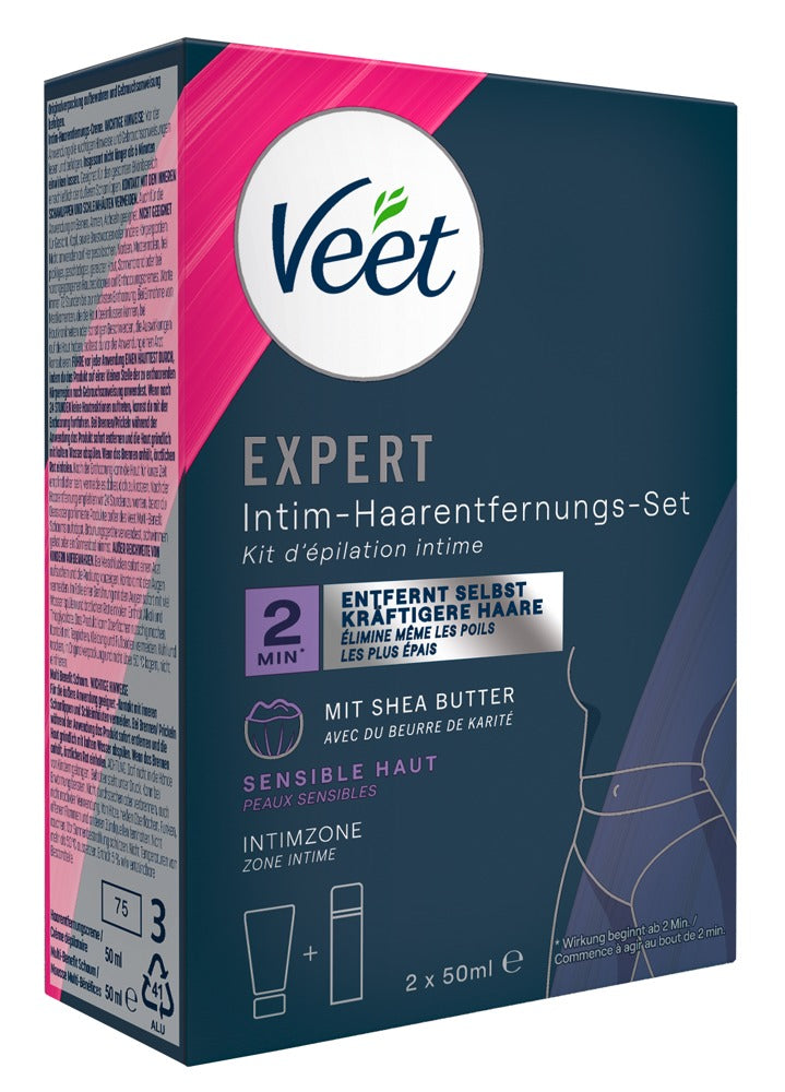 Veet EXPERT Set - Depilación Íntima Rápida y Eficaz