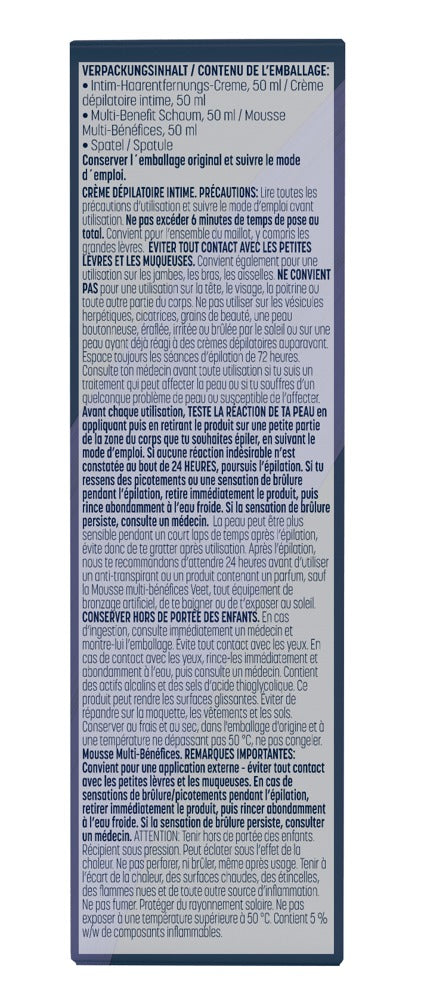 Veet EXPERT Set - Depilación Íntima Rápida y Eficaz