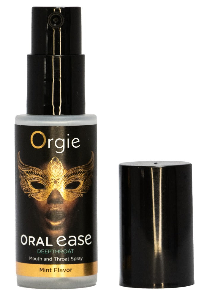 Oral Ease Deepthroat Spray Bucal 15ml - Sensación Refrescante con Sabor a Menta