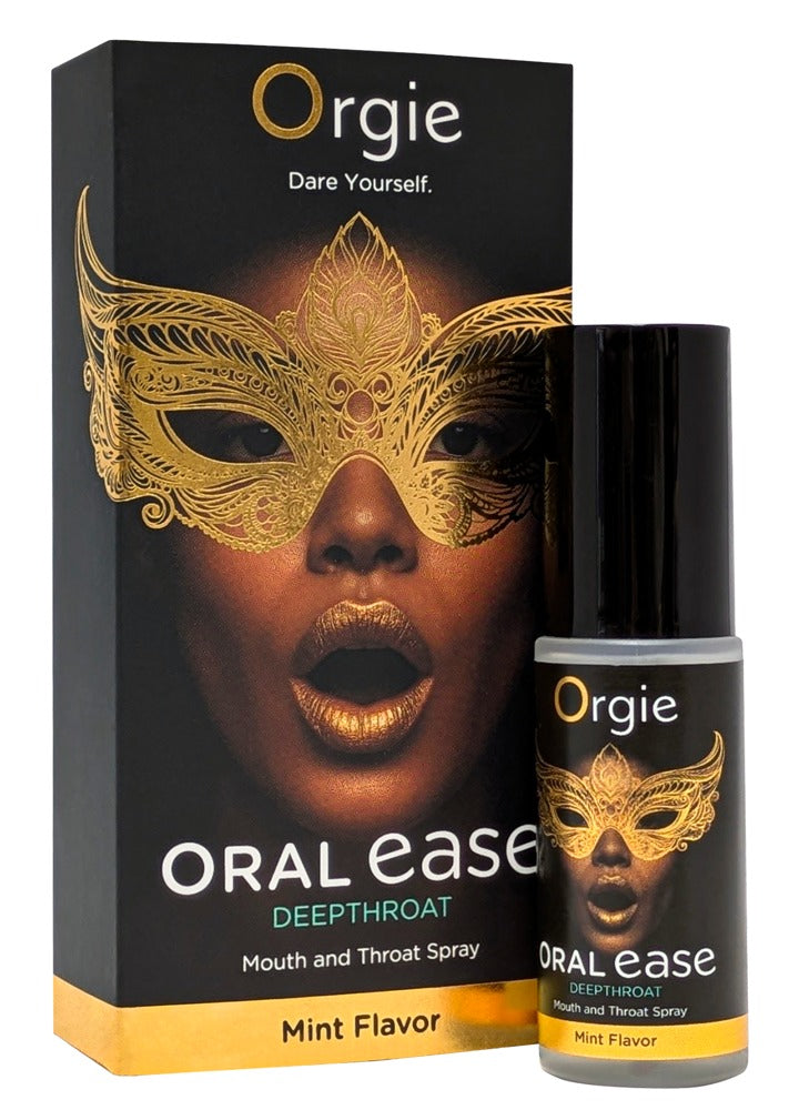 Oral Ease Deepthroat Spray Bucal 15ml - Sensación Refrescante con Sabor a Menta