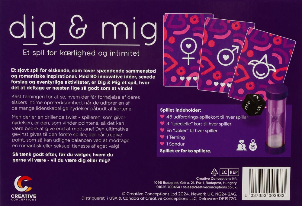 Dig & Mig Juego de Parejas - Versión Danesa