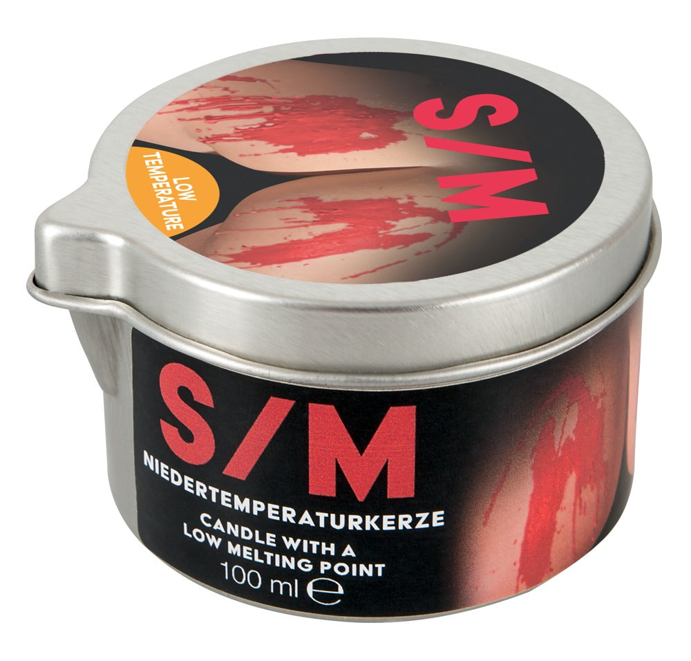 Vela S/M Candlesoft 100ml - Cera Roja para Juegos BDSM