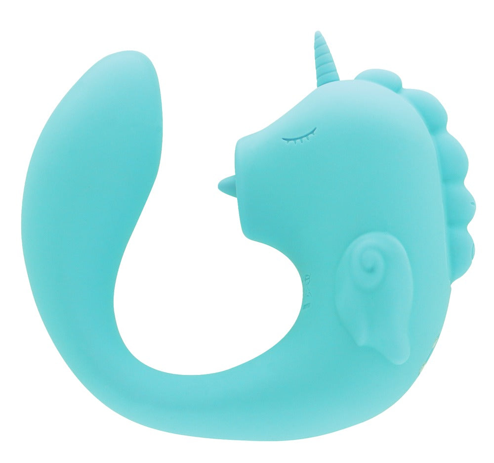 Unihorn C-Horse Ocean Peak - Vibrador Doble de Silicona Flexible