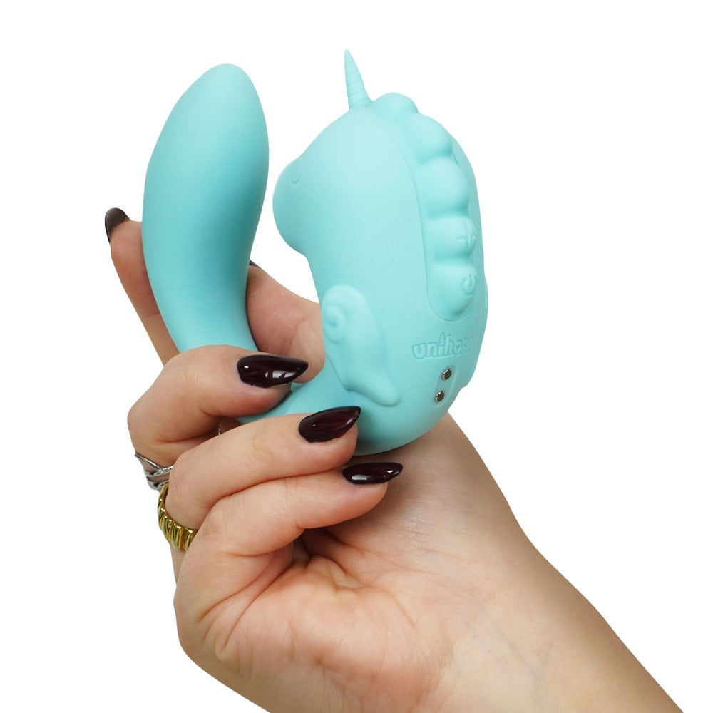 Unihorn C-Horse Ocean Peak - Vibrador Doble de Silicona Flexible