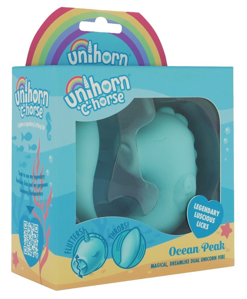 Unihorn C-Horse Ocean Peak - Vibrador Doble de Silicona Flexible