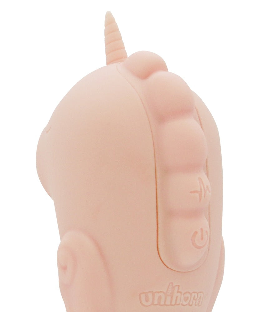 Unihorn C-Horse Coral Throb - Vibrador Doble de Silicona Flexible