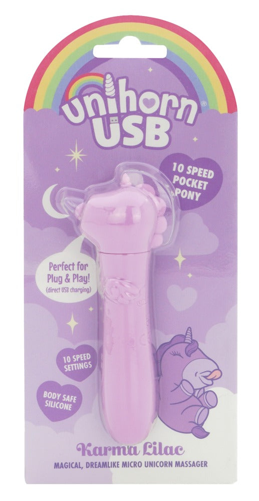 UNIHORN USB Karma Lilac - Mini Vibrador Recargable