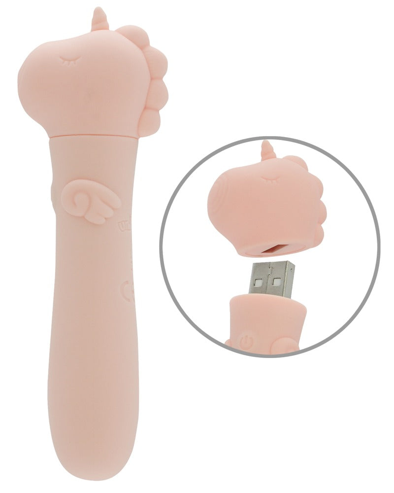 UNIHORN USB Heart Throb - Mini Vibrador Recargable