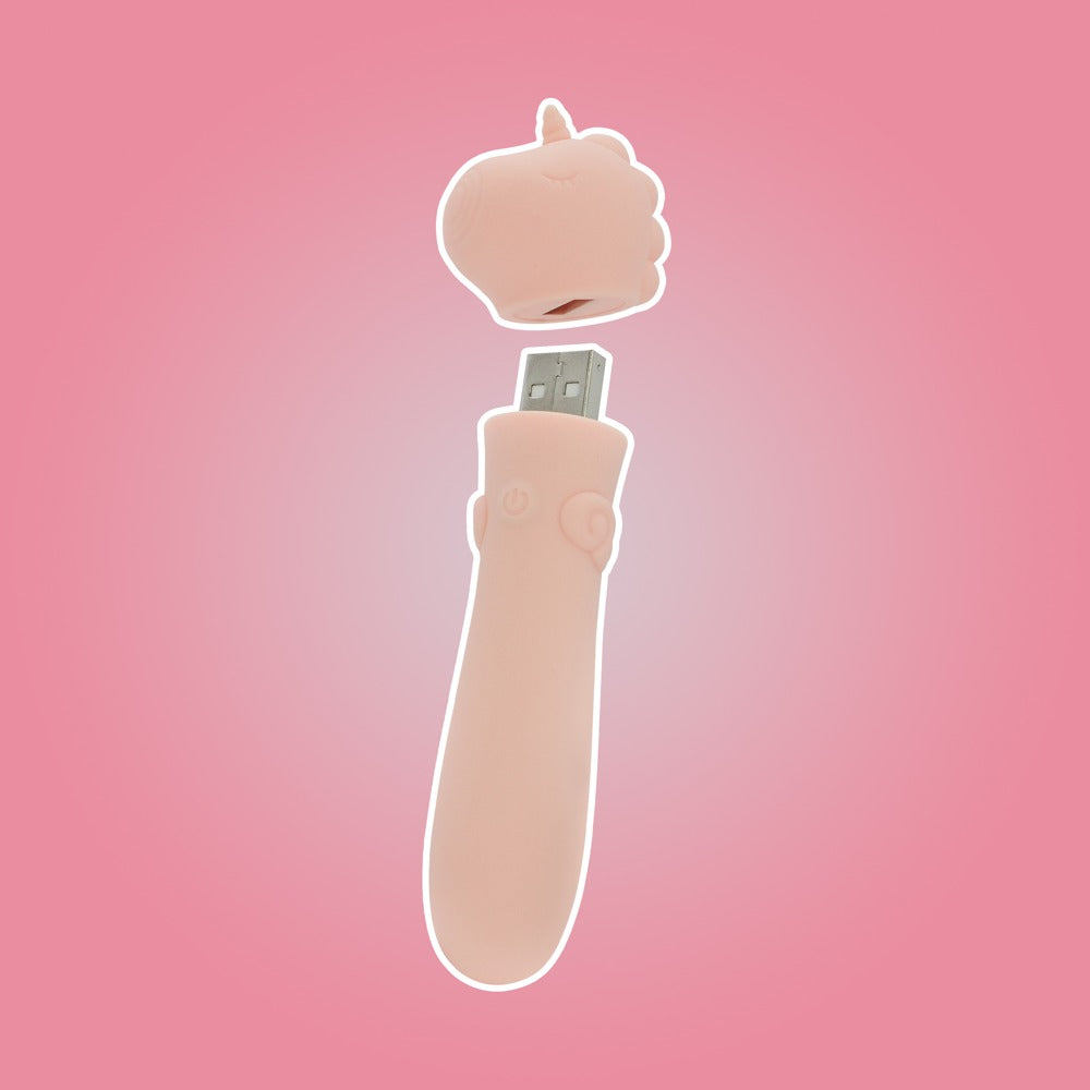 UNIHORN USB Heart Throb - Mini Vibrador Recargable