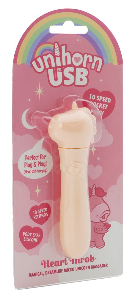 UNIHORN USB Heart Throb - Mini Vibrador Recargable