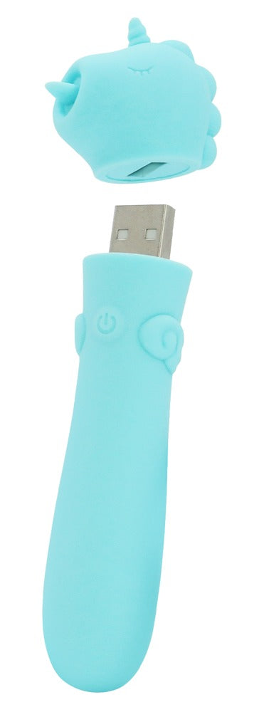 Unihorn USB Mount'n Peak - Mini Vibrador Recargable con 10 Modos