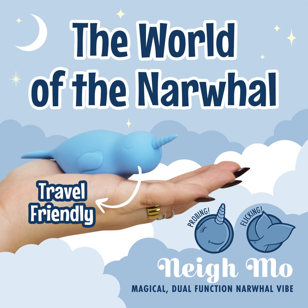 Unihorn of the Sea - Vibrador Externo Narwhal con Doble Función