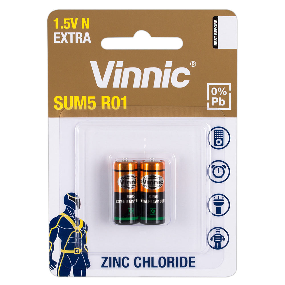 2 Pilas LR1 N Alcalinas 1,5V ORION