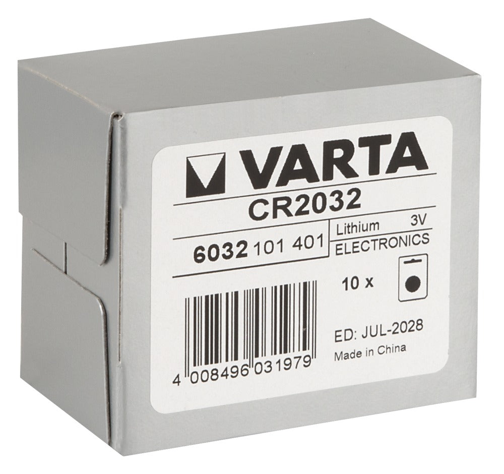 Pilas Varta CR2032 - Pack 10 unidades