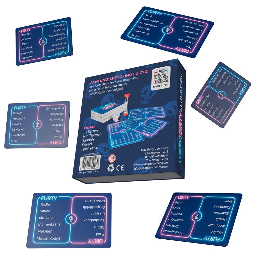 Flirty or Dirty Seconds - Juego de Adivinanzas Erótico para Fiestas