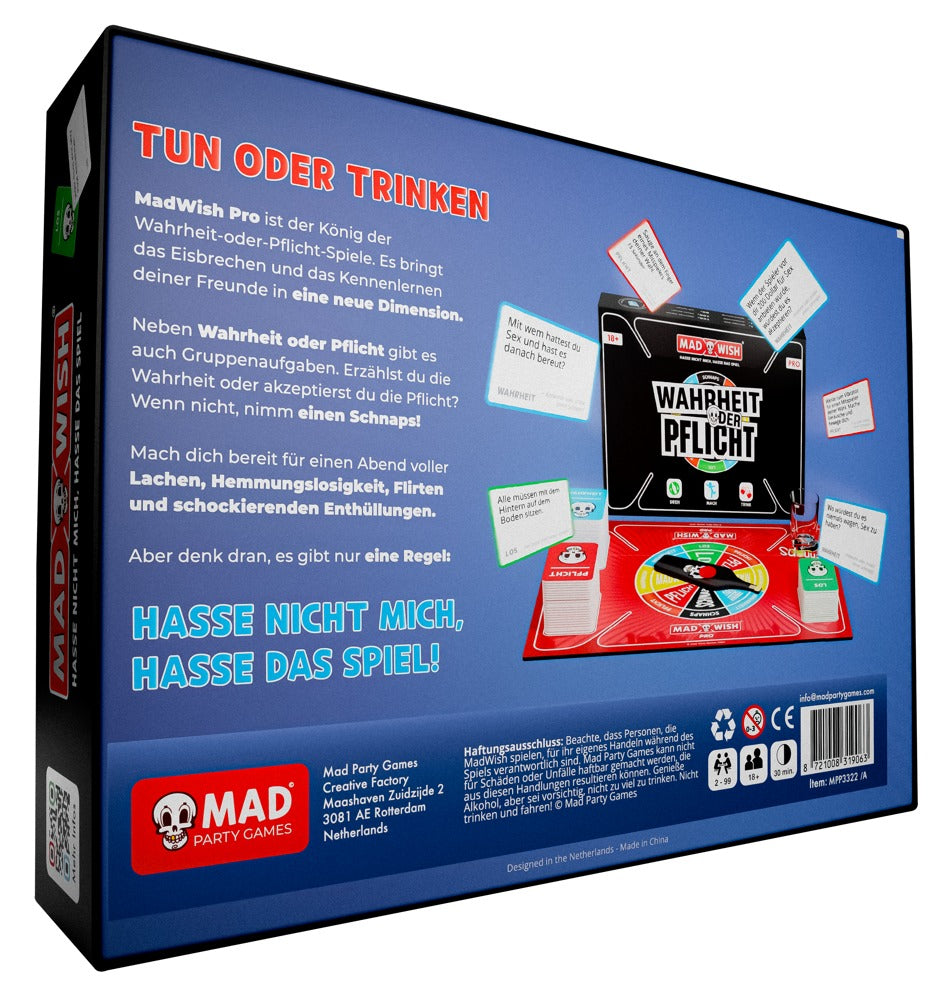 MadWish Pro Party Game - Juego de Beber y Retos para Fiestas