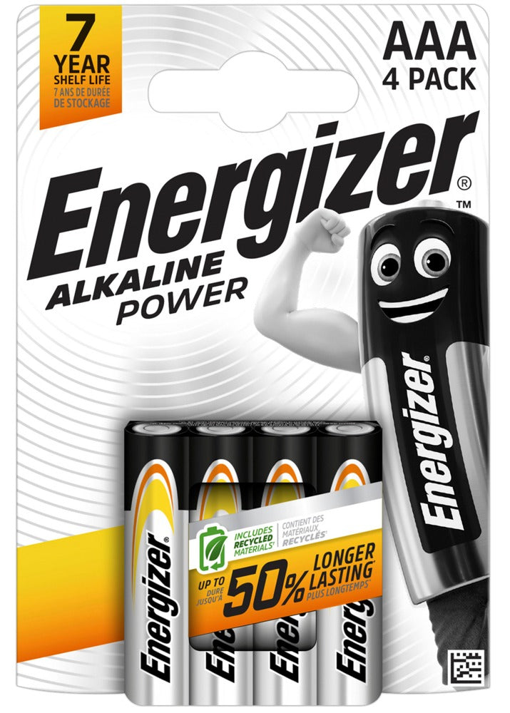 Energizer AAA Pilas Alcalinas 1,5V - Pack 12x4 (48 unidades)