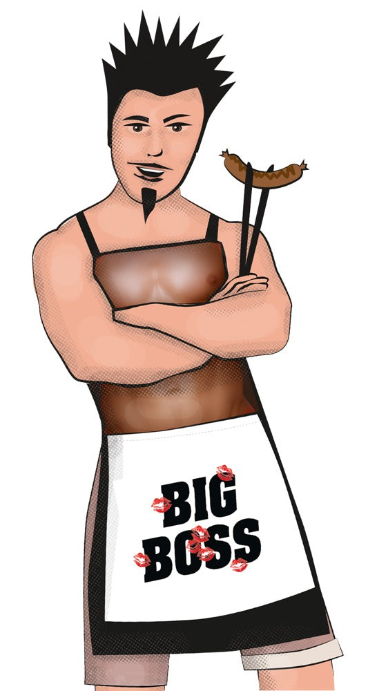 Delantal CHEFCOCK Negro con Efecto Sorpresa Erótico