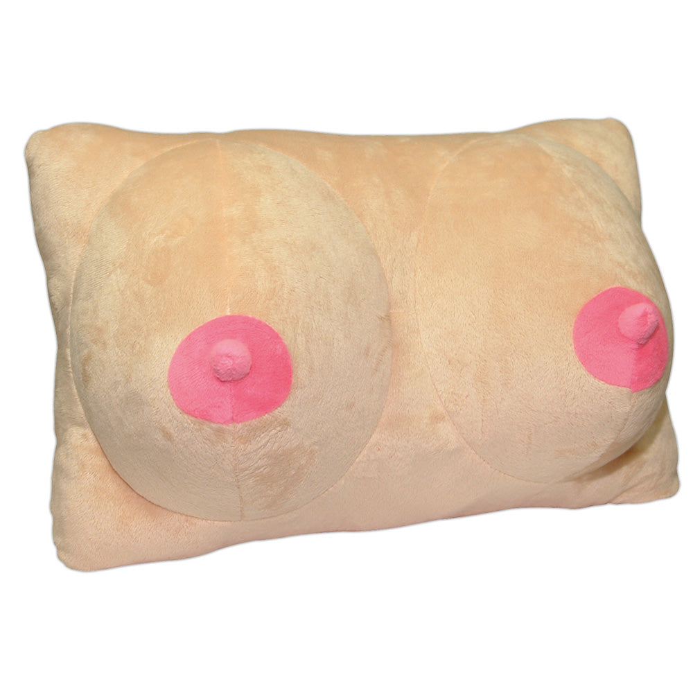 Plush Pillow Breasts - Almohada Decorativa de Poliéster