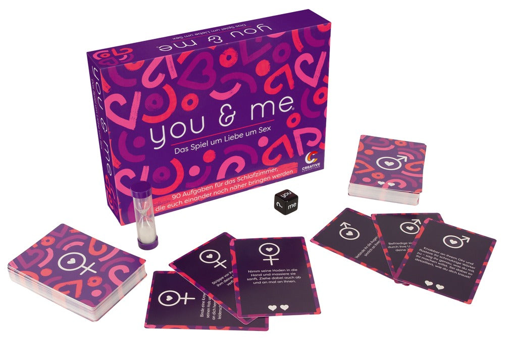 You & Me - Juego Erótico de Parejas con 90 Cartas y Actividades Aventureras
