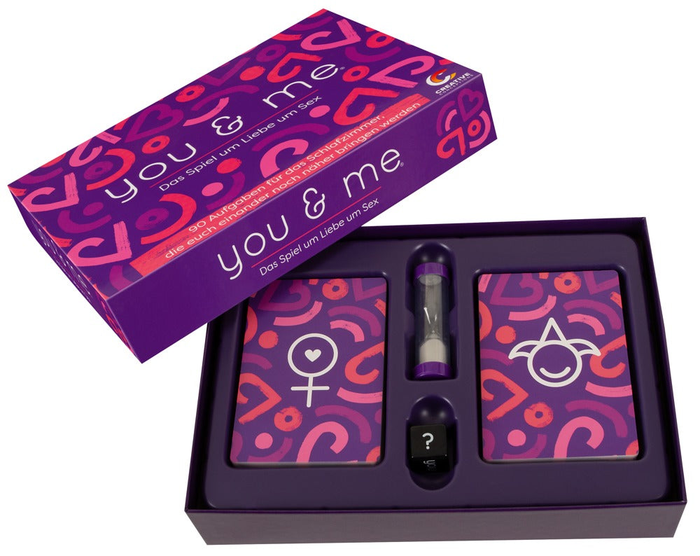 You & Me - Juego Erótico de Parejas con 90 Cartas y Actividades Aventureras