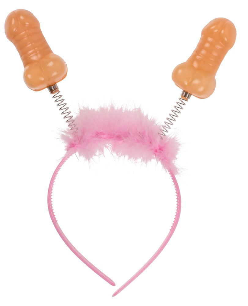 Diadema Penis Headband Rosa - Complemento Divertido para Fiestas