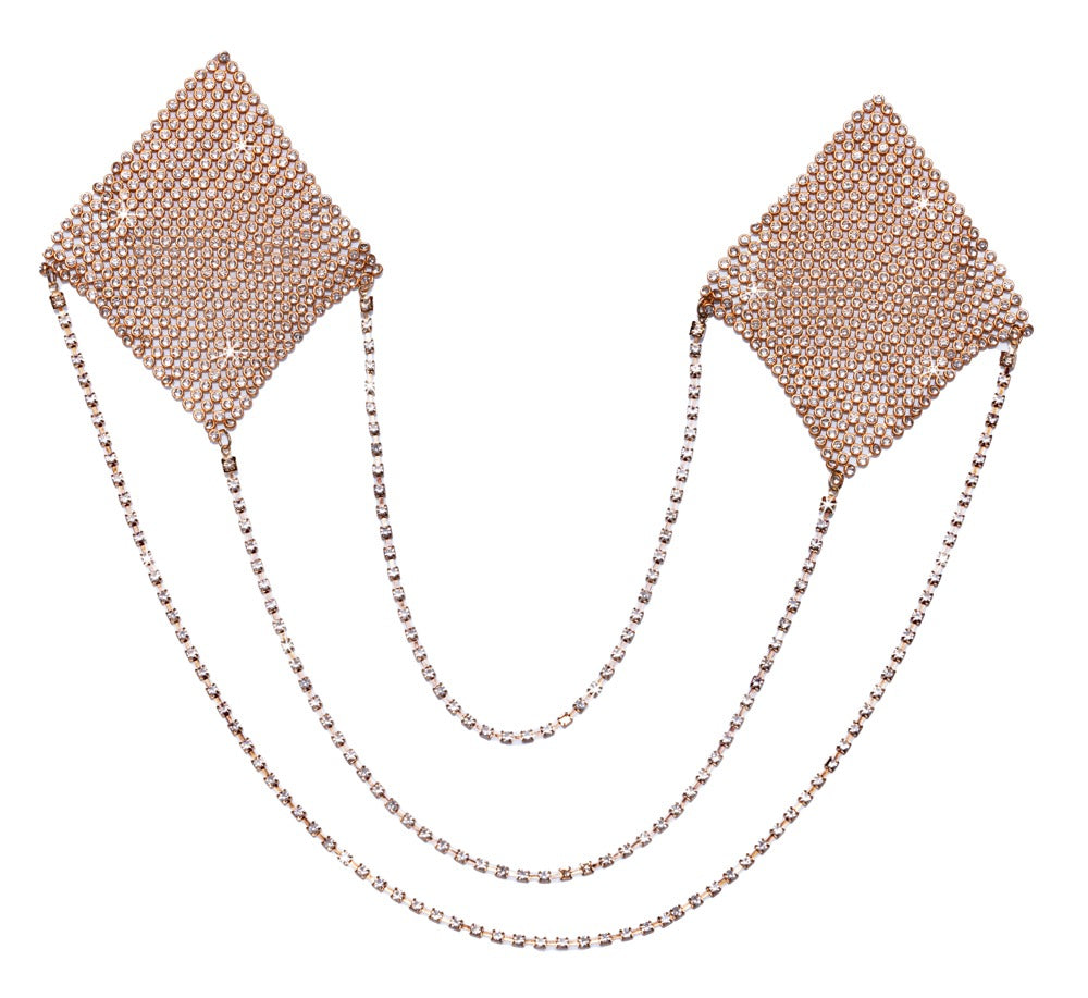 Nipple Jewellery Gold Cottelli - Adhesivos Decorativos con Cadenas