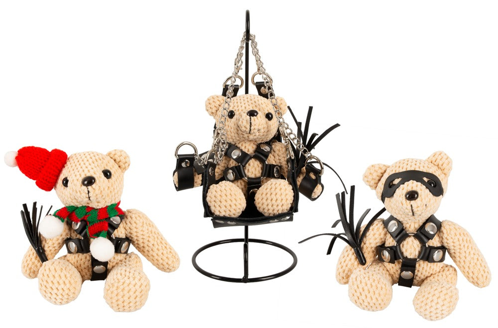 Teddy Winter Edition Bad Kitty - Peluche BDSM con Accesorios Invernales
