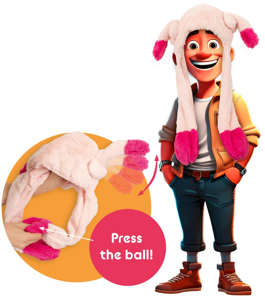Sombrero con Pene Inflable Móvil - Artículo de Fiesta Divertido