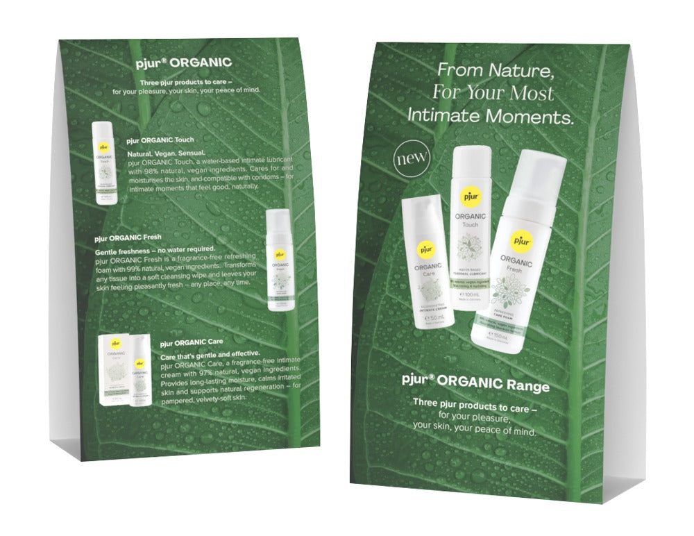 Pjur POS Kit ORGANIC - Material PLV Punto de Venta