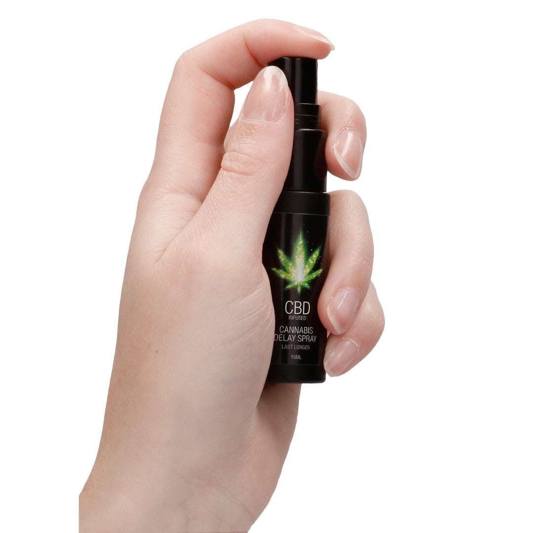 SPRAY RETARDANTE CON CBD CANNABIS DELAY 0.5 FL OZ 15 ML PHARMQUESTS