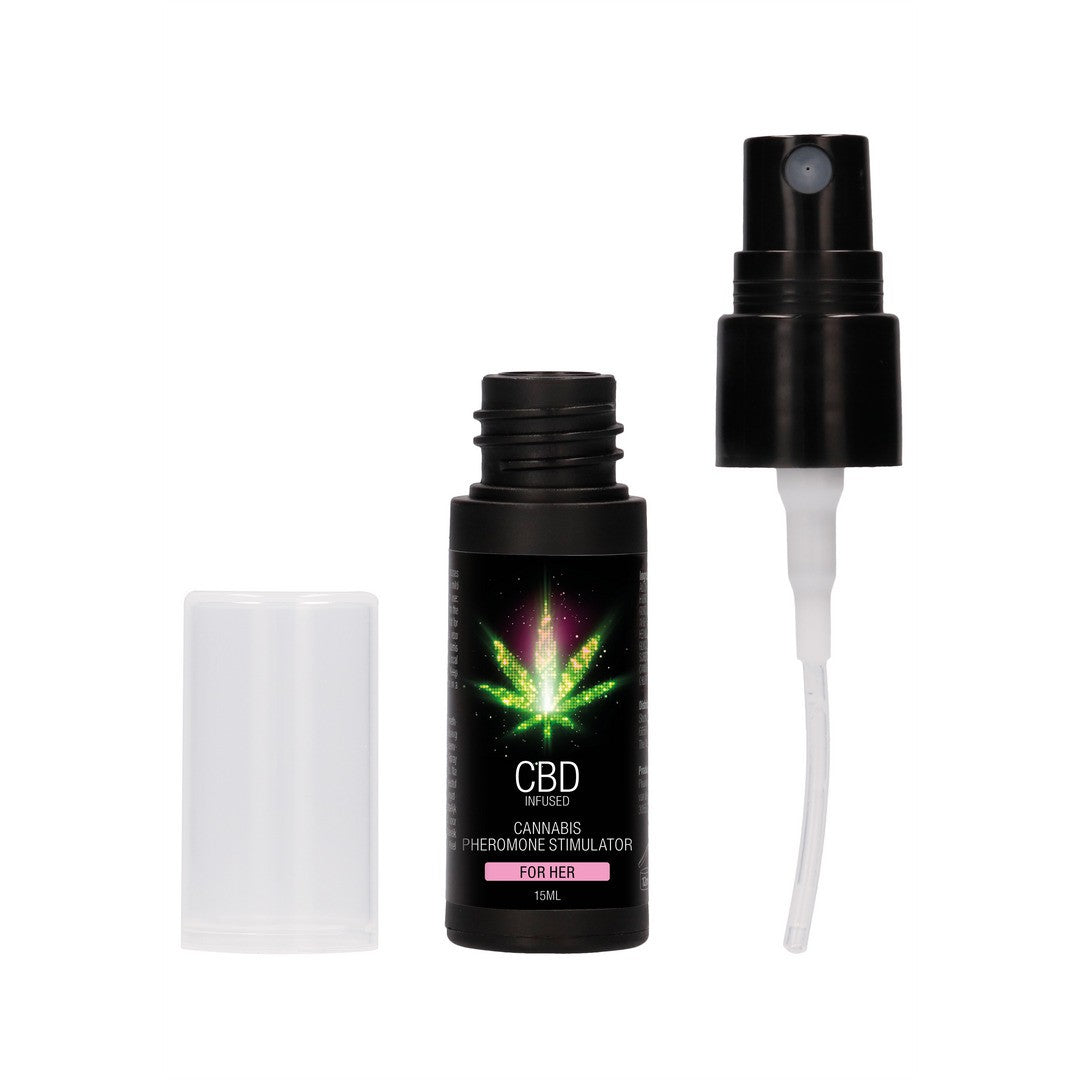 ACTIVADOR DE FEROMONAS PARA MUJER CBD CANNABIS 0.5 FL OZ 15 ML PHARMQUESTS