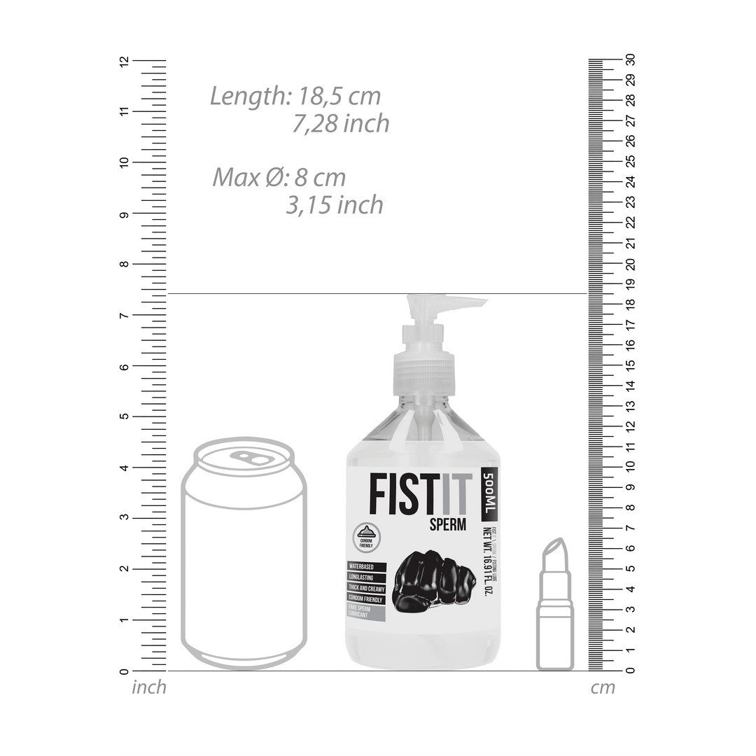 LUBRICANTE A BASE DE AGUA CON ASPECTO DE ESPERMA 17 FL OZ 500 ML FIST IT
