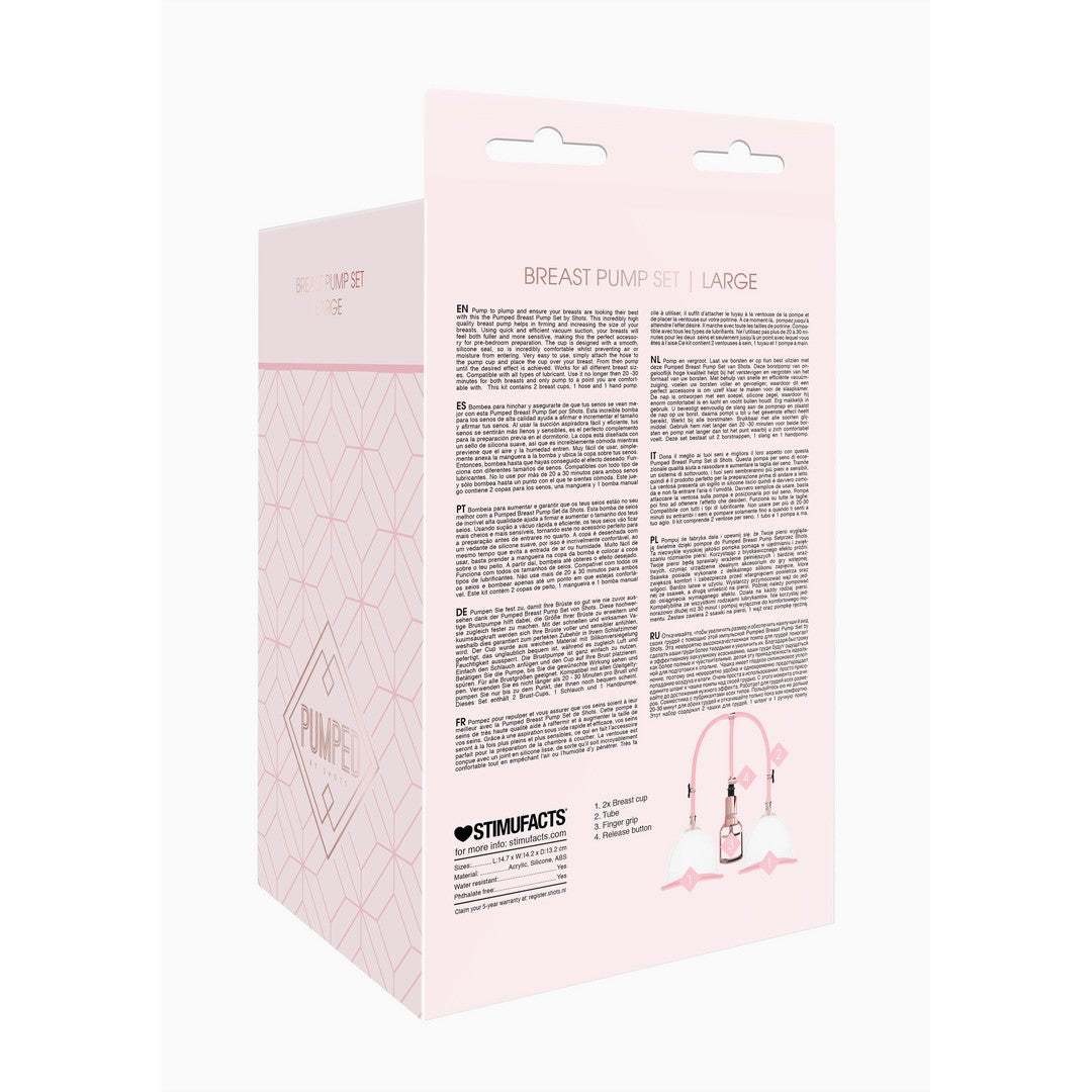 BOMBA DE DESARROLLO BREAST PUMP SET LARGE PUMPED