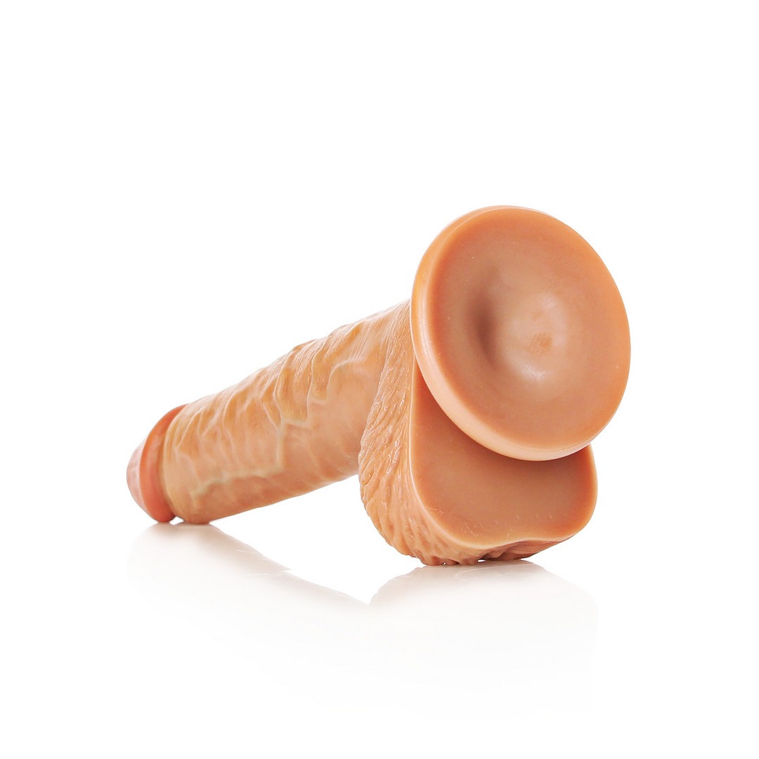 DILDO REALISTA CON TESTICULOS STRAIGHT 8 /20,5 CM REALROCK