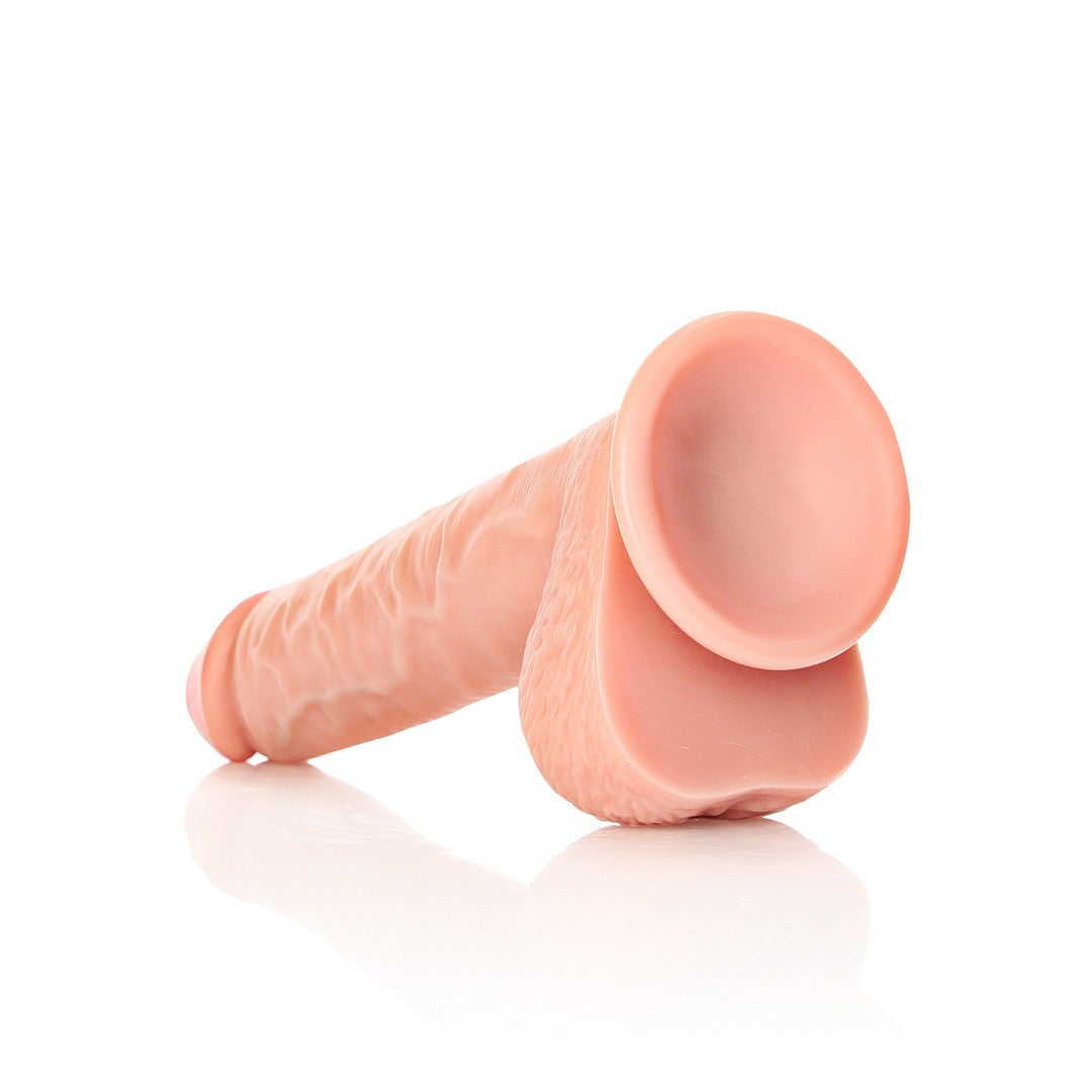 DILDO REALISTA CON TESTICULOS STRAIGHT 9 /23 CM REALROCK