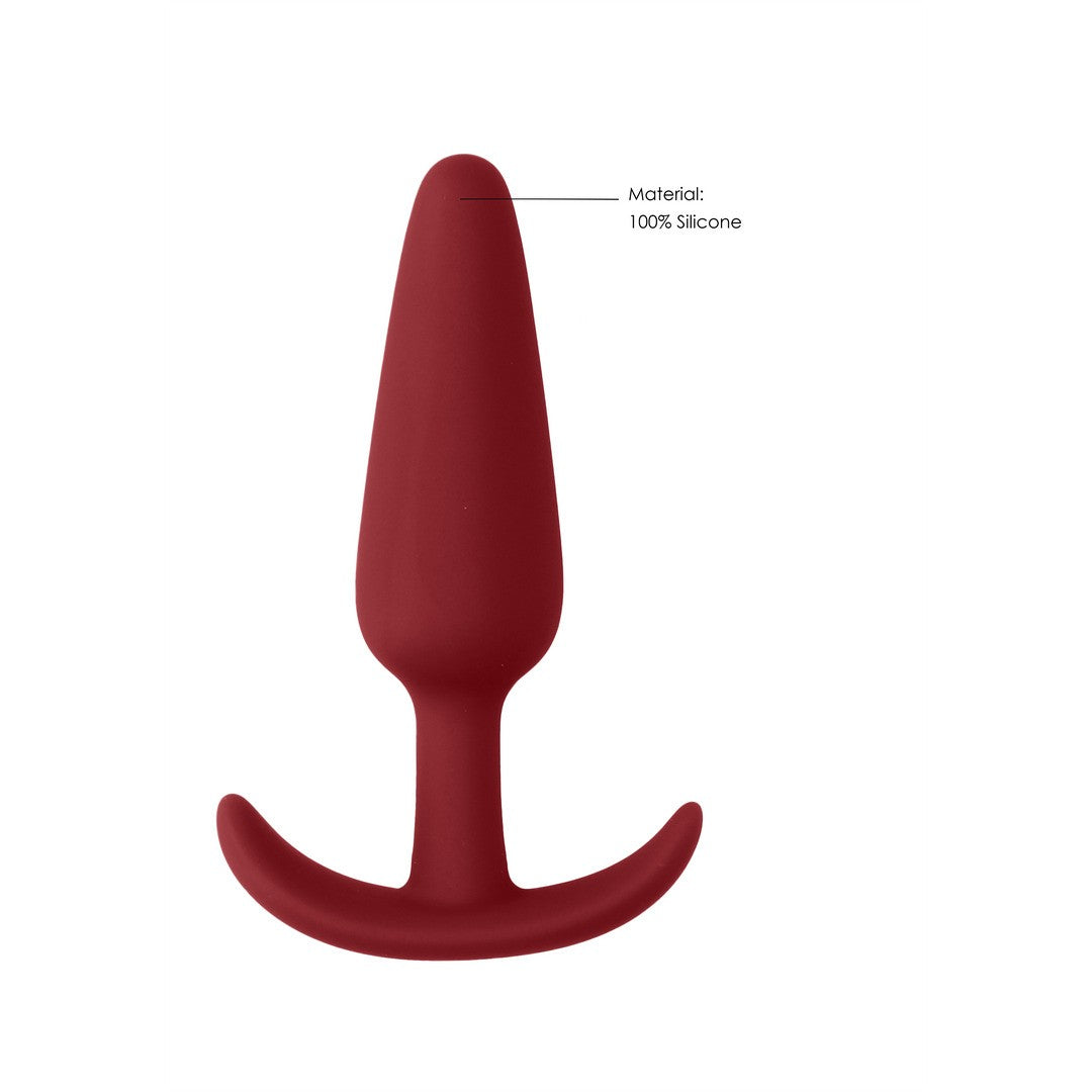 PLUG ANAL SLIM BEGINNER ROJO SHOTS TOYS